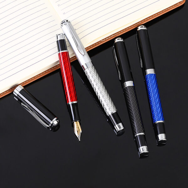 Carbon Fibre Fountain Pen For Students To Practise Their Writing