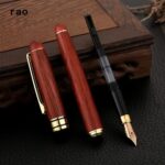 Red Wood Student office Supplies Fountain pen - Image 4