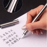 Jinhao Fountain Pen All-steel Extremely Black Metal Adult Office Gift Student Teacher - Image 3