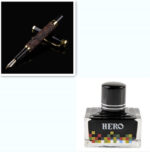 Embossed barrel ink pen fountain pen - Image 4