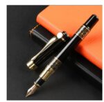 Wood grain fountain pen metal signature pen - Image 7