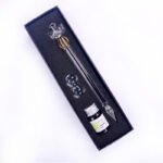 Transparent Girl Glass Pen Dipped In Pen Pen Stationery Crystal Pen - Image 2
