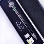 Transparent Girl Glass Pen Dipped In Pen Pen Stationery Crystal Pen - Image 5