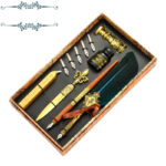 Retro Feather Pen Set Business Gift Pen European Style Dip Pen - Image 4