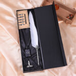 Factory Direct Supply Of New Creative Feather Pen Personalized Custom Fountain Pen Office Signature Pen Holiday Gifts Wholesale Supply - Image 2
