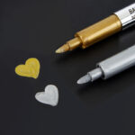 Gold And Silver Signature Greeting Card Calligraphy Paint Pen - Image 2