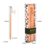 Black Pen Metal Pendant Pen Ins Japanese Color Gel Pen Blue Black Pen Color Pen Color Pen - Image 2
