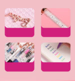 Black Pen Metal Pendant Pen Ins Japanese Color Gel Pen Blue Black Pen Color Pen Color Pen - Image 3