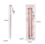 Black Pen Metal Pendant Pen Ins Japanese Color Gel Pen Blue Black Pen Color Pen Color Pen - Image 9
