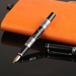 Metal Straight And Curved Point Fountain Pen - Image 3