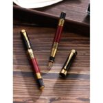 Signature Pen Metal Engraving Private Custom Student Fountain Pen Men's Signature Black Gel Pen - Image 3