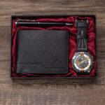 Men's Luxury Watch Gift Set Pen Wallet Quartz Watch - Image 2