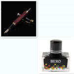 Embossed barrel ink pen fountain pen - Image 8