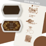 DIY Hand Account Color Ink Large Quick-drying Ink Pad - Image 10