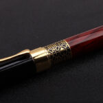 Wood grain fountain pen metal signature pen - Image 5