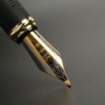 Full Metal Fountain Pen With Golden Clip  Luxury Nib Pen - Image 4