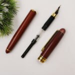Red Wood Student office Supplies Fountain pen - Image 3