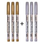 Gold And Silver Signature Greeting Card Calligraphy Paint Pen - Image 10