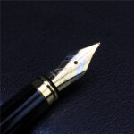 Full Metal Top Tip Fountain Pen Free Engraving Gold Text - Image 4
