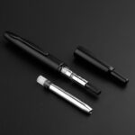 Push-type Retractable Fountain Pen Metal Paint Fine Tip Practice