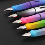 Writing Practice Iridium Fountain Pen Gradient Color - Image 5