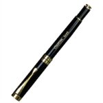 Full Metal Top Tip Fountain Pen Free Engraving Gold Text - Image 3