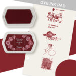 DIY Hand Account Color Ink Large Quick-drying Ink Pad - Image 7