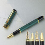 Fine Art Tip Metal Tap Fountain Pen - Image 8