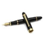 Full Metal Fountain Pen With Golden Clip  Luxury Nib Pen