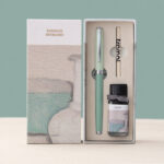 Morandi Color Fountain Pen Metal Fountain Pen Set Annual Party Gift