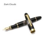 Full Metal Fountain Pen With Golden Clip  Luxury Nib Pen - Image 8