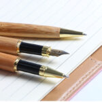 Natural Bamboo Fountain Pen Sign Pen - Image 5