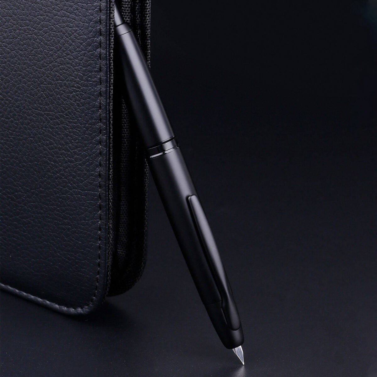 Push-type Retractable Fountain Pen Metal Paint Fine Tip Practice - Image 4