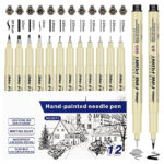 Waterproof Hook Line Art Cartoon Design Sketch Hand Drawn Syringe Drawing Pen - Image 2