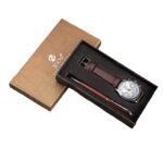 Men's Gift Set Beautifully Wrapped Watch And Pen Case - Image 4