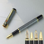 Fine Art Tip Metal Tap Fountain Pen - Image 3