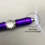 Fingertip Gyro Pen Spinning Pen Blue Ballpoint Pen - Image 9