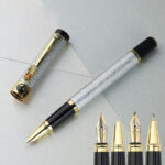 Fine Art Tip Metal Tap Fountain Pen - Image 9